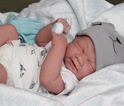 "PUPPY TIME" BABY BOY! PREEMIE Berenguer Life Like Reborn Pacifier Doll +Extras