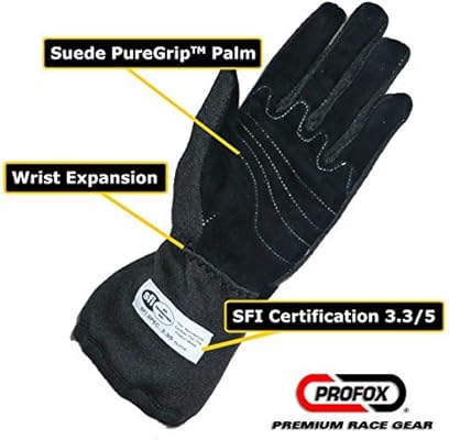 fire resistant racing gloves