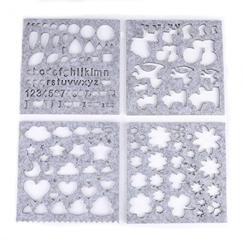 DIY Craft Stencil Applique Mold Wedding Dress Needle Felting Starter Kit Hand Embroidery Tool Sewing Accessories by Xiaolanwelc