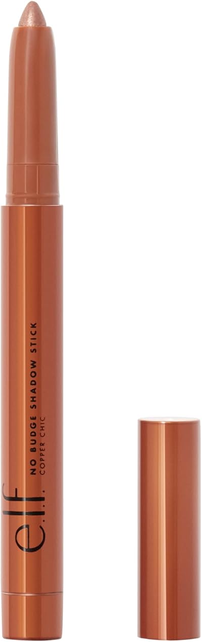 e.l.f No Budge Shadow Stick Copper Chic, Metallic Cream Eyeshadow