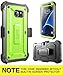 SUPCASE Unicorn Beetle Pro Series Case Designed for Galaxy S7 Edge, Full-Body Rugged Holster Case Without Built-in Screen Protector for Samsung Galaxy S7 Edge (2016 Release) (Green/Gray)