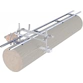 Granberg G1010 EZ Rail System, 10 Ft Chainsaw Mill First Cut Guide Rail Kit | Two 5-Foot Rail Sections Ease Transport, 4 Cross Members Add Stability, Assembly Required, Chainsaw and Mill Are Not Included