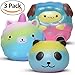 3 pcs jumbo unicorn squishies slow rising cut galaxy panda and sheep squishy toy by Hevout