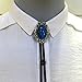Huabola Mens T-shirt Bolo Tie string neck ties (Blue)