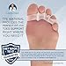 Dr. Frederick's Original Gel Toe Spreaders - 2 ct - Soft Toe Spacers for Bunions & Overlapping Toes - Pain Relief Orthotic for Men & Women - One Size