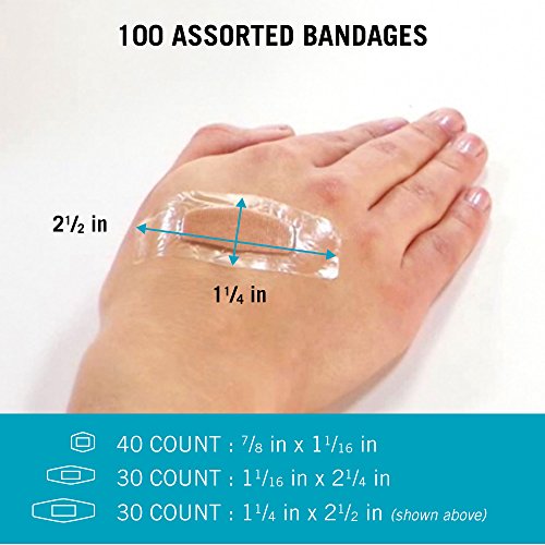 2 Nexcare+Waterproof+Bandages+Superior+Protection