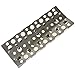 GasSaf Heat Plate for Select Turbo Gas Grill Replacement Parts, 16.5 inch Stainless Steel Briquette Trays for BBQ Galore Grand Turbo STS, Elite, Classic Grill Parts, 3-Pack Heat Trays(16 1/2 x 6 1/2)