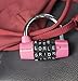 Wordlock PL-001-PK, Pink Combination Padlock – 5 Dial