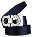 Proea Men's Fashion Smooth Leather Buckle Belt Strap Waistband
