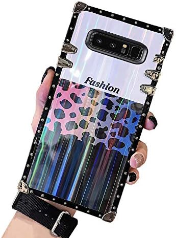Galaxy S9 Plus S9+ Laser Leopard Glitter Case,SelliPhone Luxury Fashion Design Laser Leopard Glitter Skin Soft TPU Bumper Trunk Case for Women Girls Gift for Samsung Galaxy S9 Plus (2018),Fashion