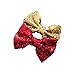 Yazon 5inch Sequin Fabric Bows Hair Clips Baby Sequin Hair Bows Girl's Hair Clips 12pcs mix 12 color …