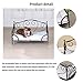 BabyLand Summer Metal Frame Pet Bed, Animal Lounge Detachable Bed with Velvet Mattressthumb 4
