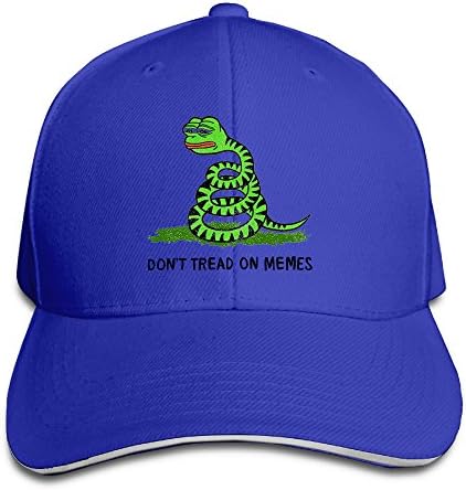 Men Sandwich Cool Snapback Hat Pepe Frog Don't Tread On Memes