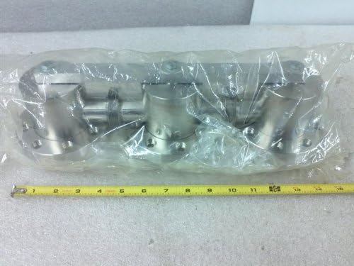 Huntington Bellows Triplel Expansion Coupling 4.5 Rotatable Conflat Flange