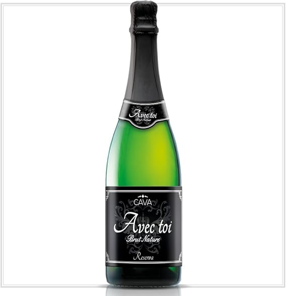 AVEC TOI cava -Reserva Brut Nature- [caja de 6 unidades ] -BELUGA LUXURY-: Amazon.es: Alimentación y bebidas
