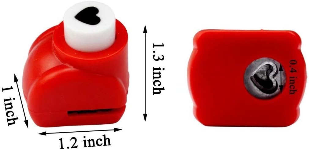 Punch Paper Shaper,12 Pack Embossing Device Mini Hole Puncher Craft Punch Set for Scrapbook,Photo Album,Greeting Cards,Leaves and More(Random Pattern) - Image 5