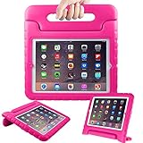 eTopxizu Shockproof Case Light Weight Kids Case for Apple iPad 4, iPad 3 & iPad 2 2nd 3rd 4th Generation,iPad 2 3 4 Shockproof Case Super Protection Cover Handle Stand Case for Children(Pink)