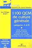 Image de 1 100 QCM de culture générale : Catégories A et B