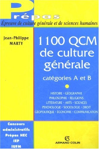 1100 QCM de culture générale