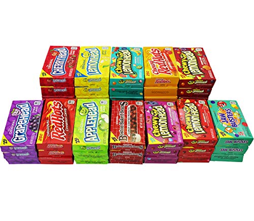 Candy Mix - 36 Individual Boxes of Ferrara Candy Favorites- Lemonhead, Applehead, Cherryhead, Red Ho - //medicalbooks.filipinodoctors.org