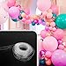 Ouflow Balloon Decorating Strip Kit 32ft Reusable Arch Garland Streamer,2 Pcs Tying Tool,200 Dot Glue,20 Flower Clip for Wedding Birthday Xmas Party Decoration Supplies