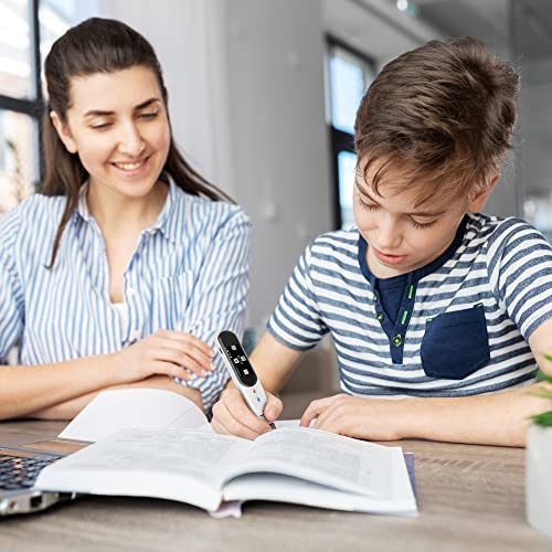 Rocket Pen Reading Tutor + Case. Use Its Six Learning Aids to Make Reading Your New Super Power. OCR Scanner for Dyslexia - Hear Scanned Text. Scans Phone, Tablet, Printed Page. No PC Needed