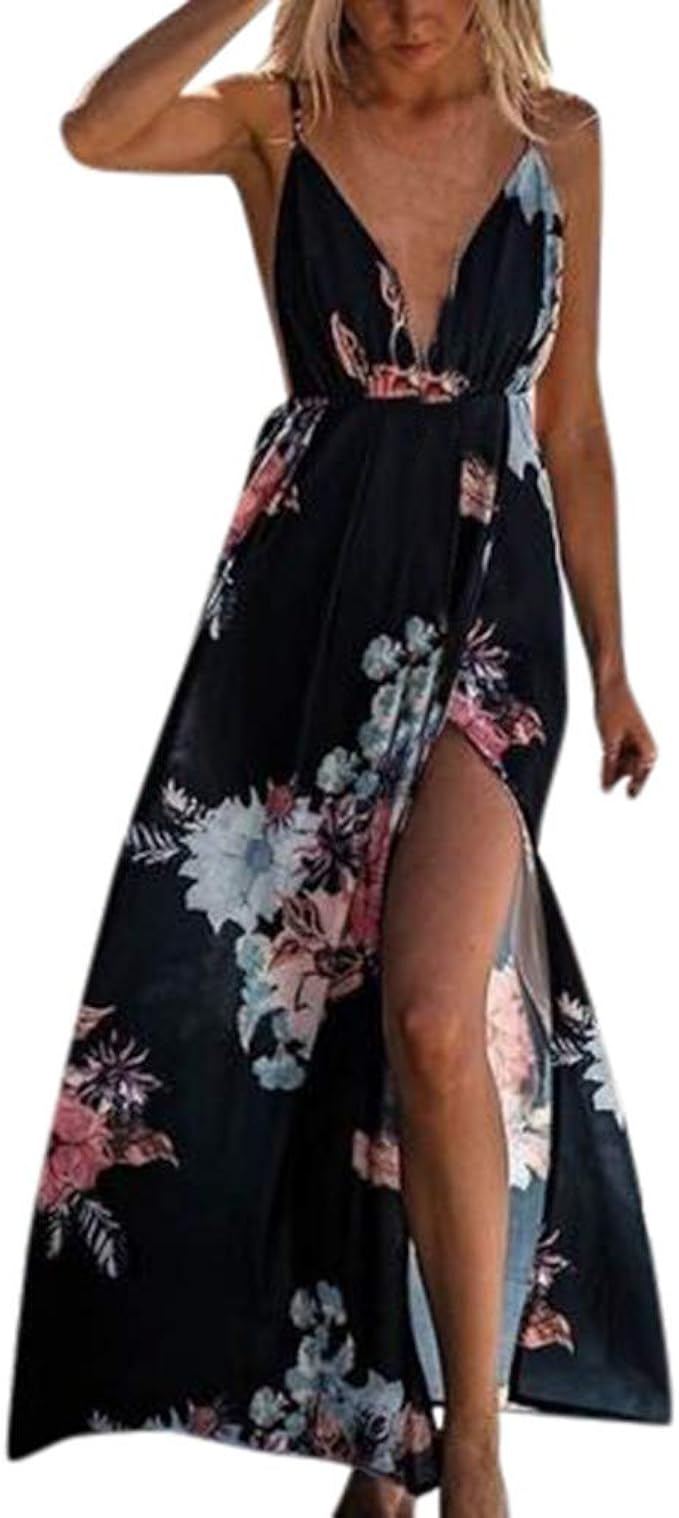 spaghetti strap maxi dress uk