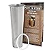 County Line Kitchen - Stainless Steel Filter & Infuser for Cold Brew, Iced Coffee, and Iced Tea - Use with 2 Quart Wide Mouth Mason Jars