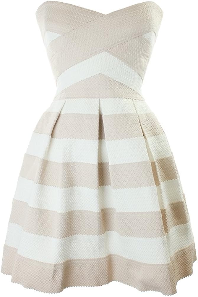 bcbg cream dress
