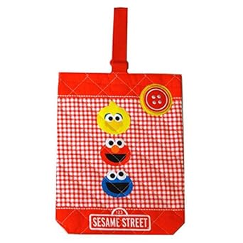 Amazon セサミ ストリート キルト シューズ バッグ ネーム 付き