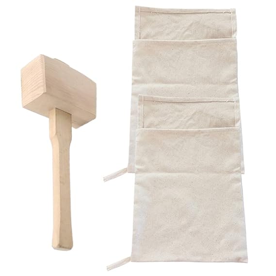 TOPBATHY 3pcs Cotton Ice Bag Crushed Ice Bag Ice Smashing Bag Reusable