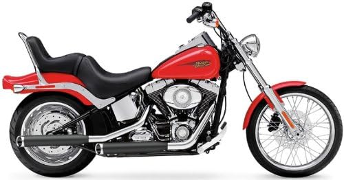 Cobra Engineering Harley-Davidson 3-inch Slip-on Mufflers (Black) 07-13 FLSTF, FXSTD - 6001B