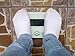 NewlineNY Auto Step On Super Mini Travel Bathroom Scale, 5.25