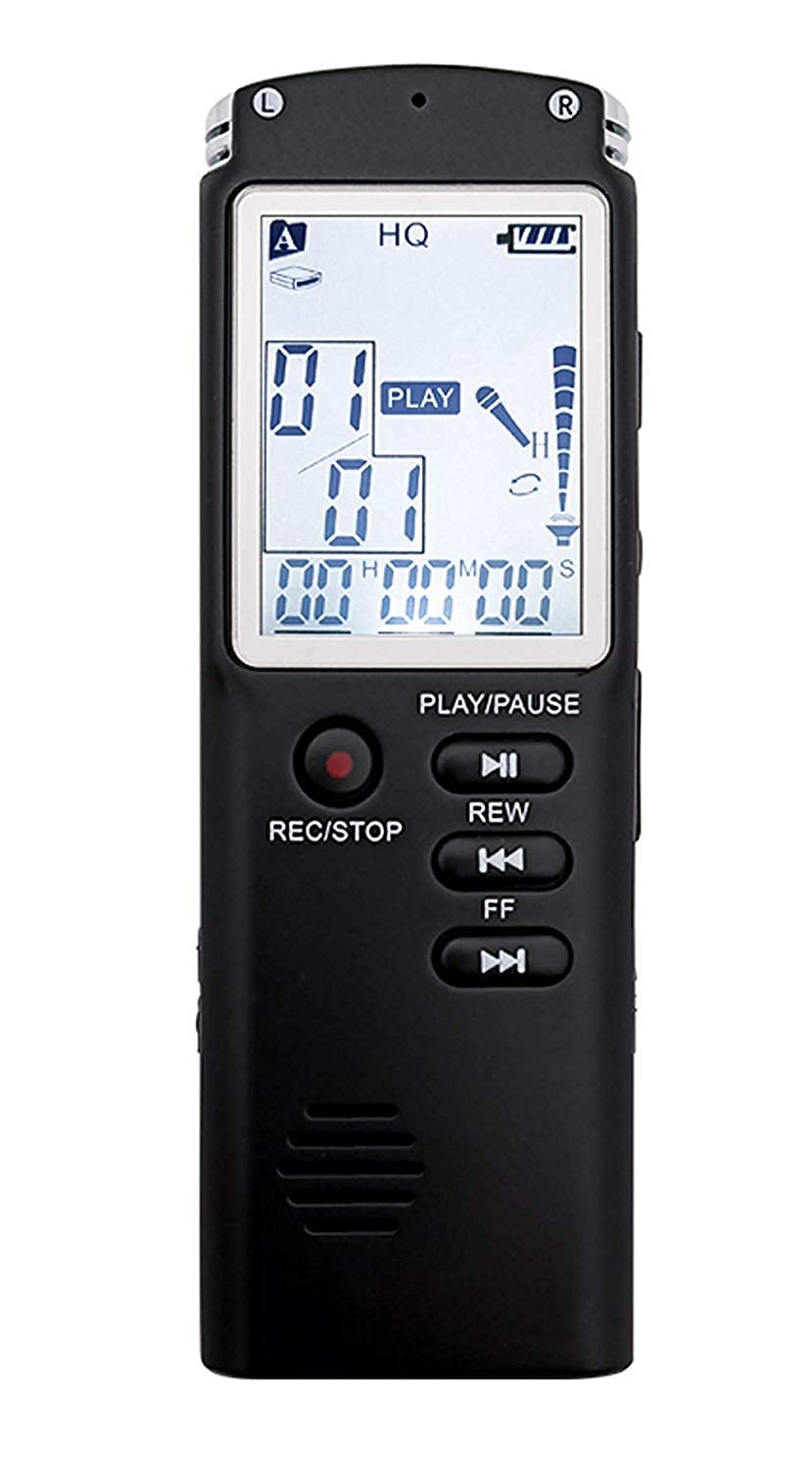 OJX Digital Voice Recorder 8GB inbuit Memory Battery Operated