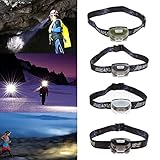 GEZICHTA 3000LM Headlamp Flashlight,5 Lighting