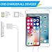 JAHMAI Wall Charger 21W 4.2A Dual-Port Portable USB Travel Wall Charger Phone Charger Adapter for iPhone X, 8, 7, 6S, Plus, 5S, iPad , Galaxy S7, S6 Edge Plus, S5, Nexus, HTC more(White)