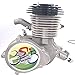 dolphin1986 Black high Compression Racing Head for 2 Stroke Engine kit 66cc/80cc Gas Motorized Bicycle