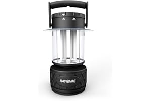 Rayovac Sportsman LED Camping Lantern, Battery Powered Lantern, Water Resistant Hurricane Supplies and Emergency Light, Pack of 1
