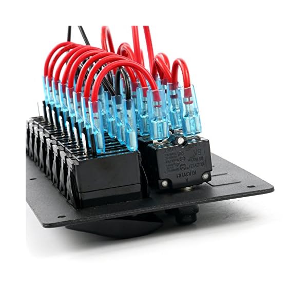 Amarine-made-8-Gang-Aluminium-LED-Rocker-Circuit-Breaker-Waterproof-Marine-Boat-Rv-Switch-Panel