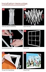 C B Signs L.E.D. Portable Backdrop Booth Frame
