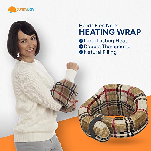 SunnyBay Neck Heating Pad Microwavable HandsFree Microwavable