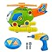 Think Gizmos Take Apart Toy Mission Helicopter Kit for Kids TG711 - Build Your Own Toy Kit for Boys & Girls Aged 3 4 5 6 7 8 - Fun Educational Learning Toy