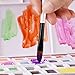 Artist Paint Brushes Set - 12 Piece - Filbert Golden Nylon Bristles - Professional Brush for Watercolor Acrylic, Gouache, Oil and Facepaint