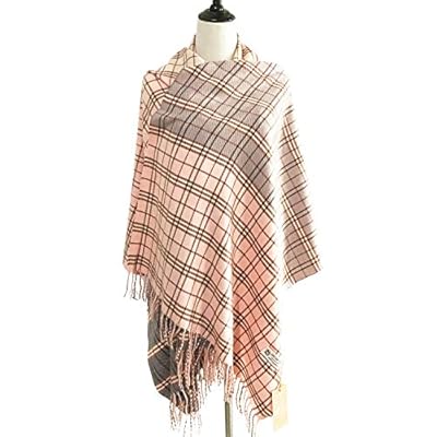 Yonhi Women's Large Blanket Wrap Shawl Scarves Warm Cozy Tartan Wrap Shawl Scarf Yonhi Women's Large Blanket Wrap Shawl Scarves Warm Cozy Tartan Wrap Shawl Scarf