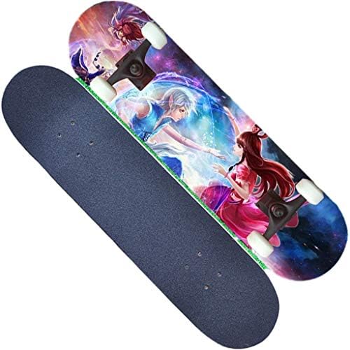スケートボード四輪スケートボードの子供の男の子と女の子スケートボード初心者のティーンエイジャーのプロフェッショナルダブルチルトスケートボード 日本最大級の品揃え アイス プリンセス12
