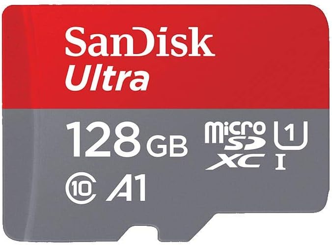 SanDisk Ultra microSDXC 128GB Speicherkarte A1 U1 Class 10 SDSQUAR-128G-GN6MN