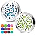 RoyAroma 2PCS 30mm Car Aromatherapy Essential Oil Diffuser, Stainless Steel Locket primary