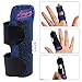 ZJchao Finger Splint, Finger Splints Straightening Brace Adjustable Fixing Belt with Built-in aluminium support for Finger Tendon Release Pain Relief