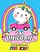 Cat Unicorn Coloring Book for Kids: Coloring Book Easy, Fun, Beautiful Coloring Pages (Girls ,Teen and Adults) by Kodomo Publishing