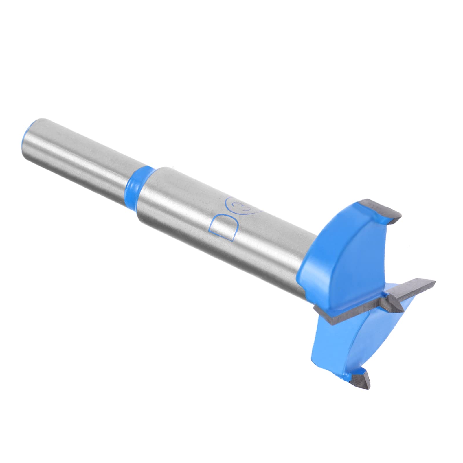 Kozelo Forstner Drill Bit - [32mm] Tungsten Carbide Auger Opener for Wood Furniture Hinge Woodworking Use, Round Shank, Dark Blue